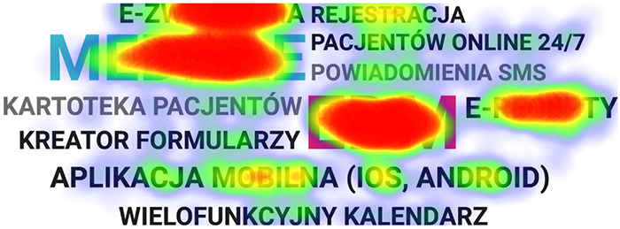 Wskaż 3 słowa, które zauważyłeś jako pierwsze - wynik